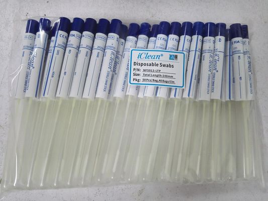 توافد مسحات الشدق DNA لأخذ عينات من ألياف النايلون مع أنبوب النقل المعقم