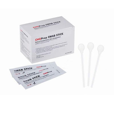 70٪ IPA 2٪ CHG Chlorhexidine Gluconate مسحة عصا تعقيم جلد المريض