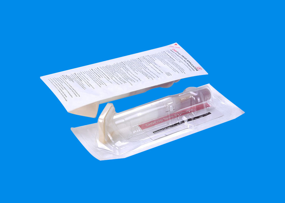 3 5 6 10.5 26ml المتاح CHG قضيب الجراحية الجلد الإعدادية رغوة مطهر 70٪ IPA 2٪ CHG مسحة